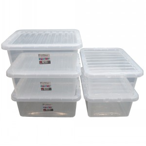 Wham Crystal Plastic Storage Box & Lid Size 05 (17 Litre)